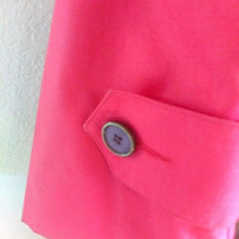 London Fog vintage 70s rain trench coat RED - Picture 6 of 15